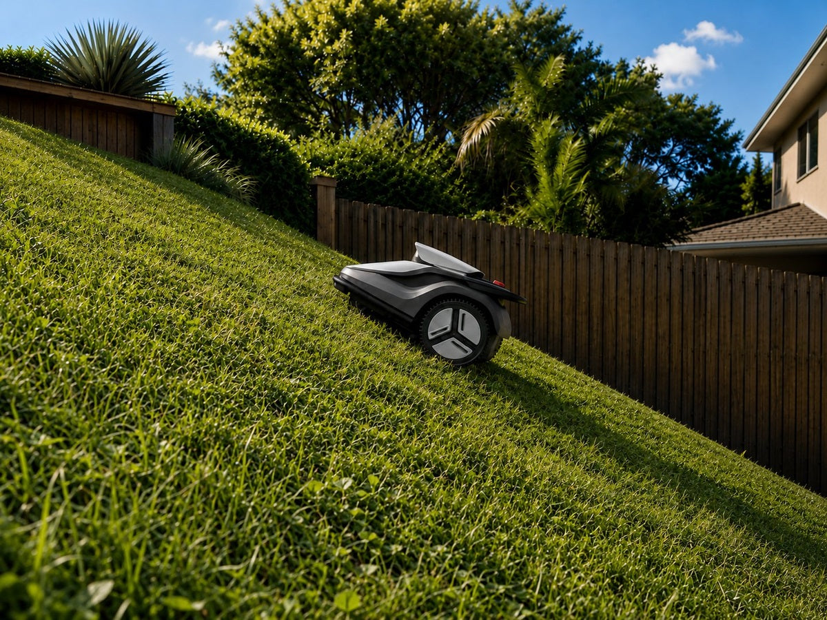 Can Robotic Lawn Mowers Handle Uneven Terrain & Slopes? (Australian Yards Guide)