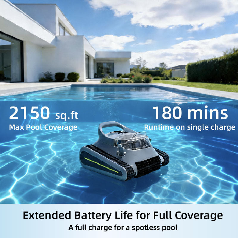 Cordless Robotic Pool Vacuum 2026 | Removable & Replaceable Battery