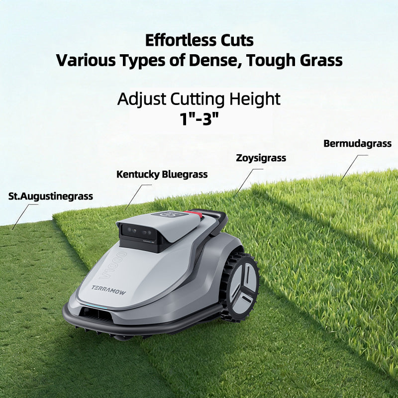 Triple-Cam AI Vision Robot Mower V1000