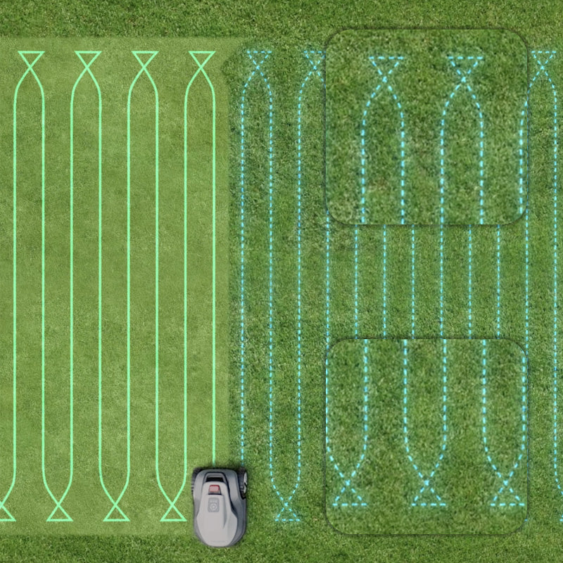 Triple-Cam AI Vision Robot Mower V1000