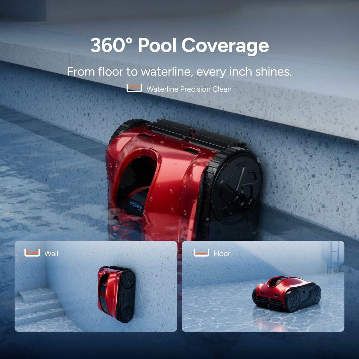 iGarden Pool Cleaning Robot K-AI Pro 120