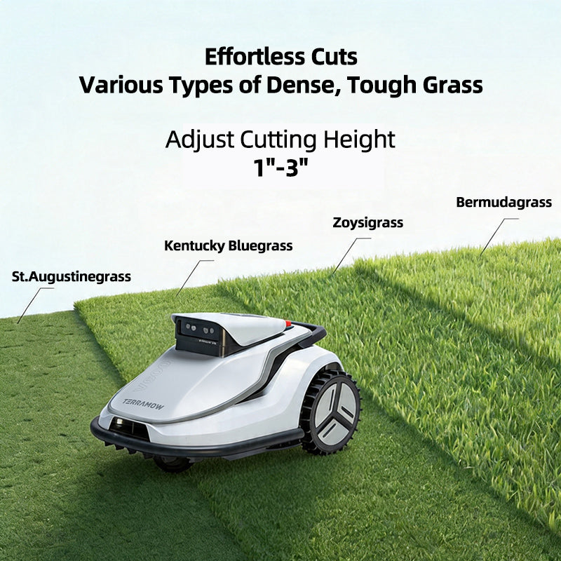 Triple-Cam AI Vision Robot Mower V600
