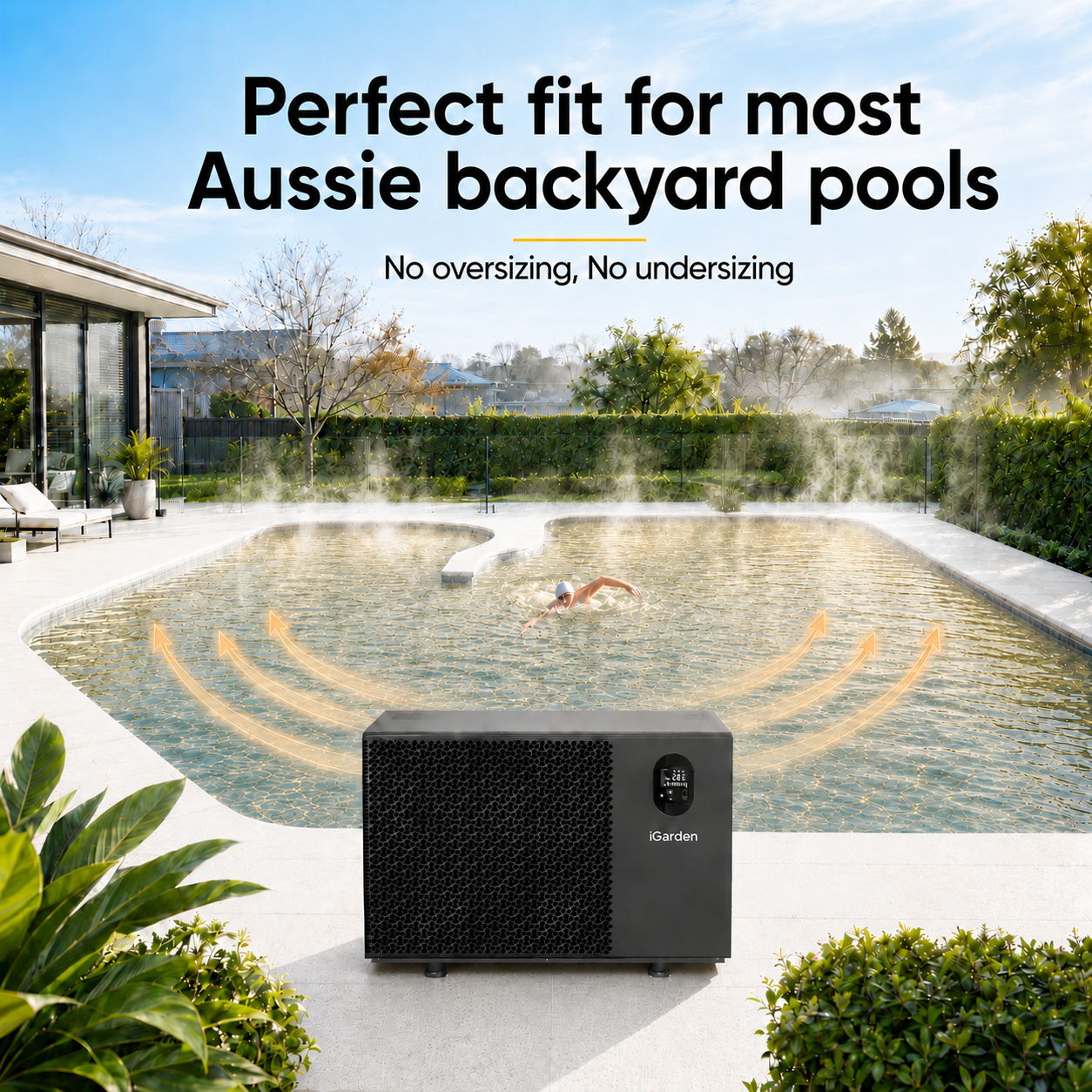 TurboSilence® Full-Inverter Pool Heat Pump