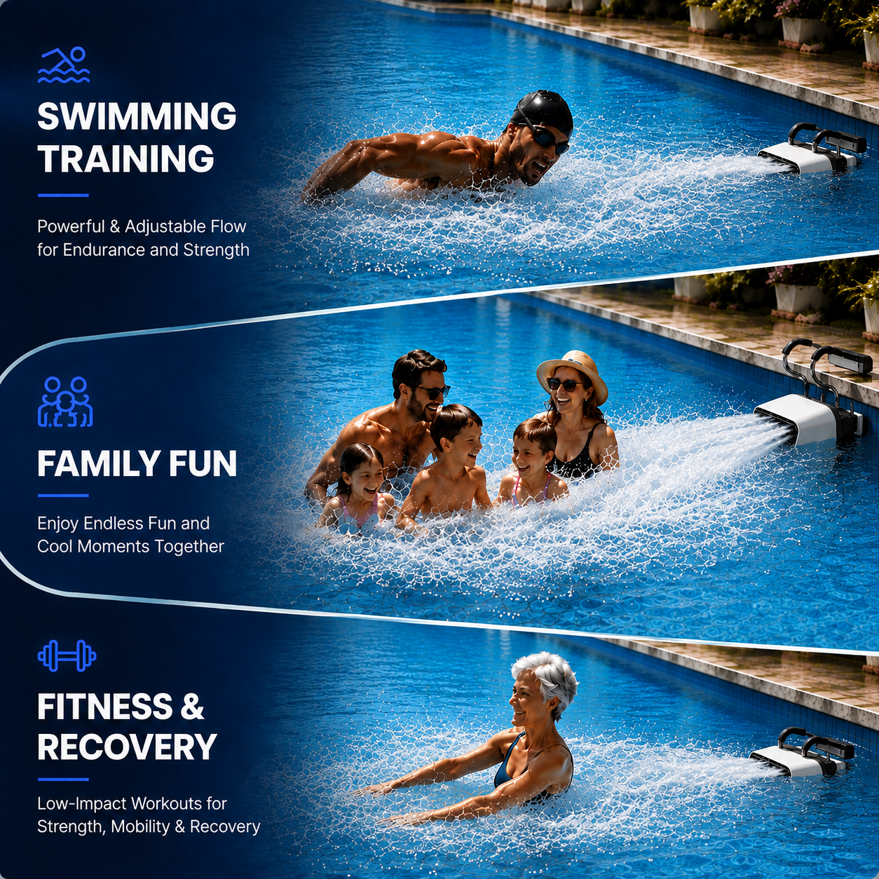iGarden Portable Swim Jet