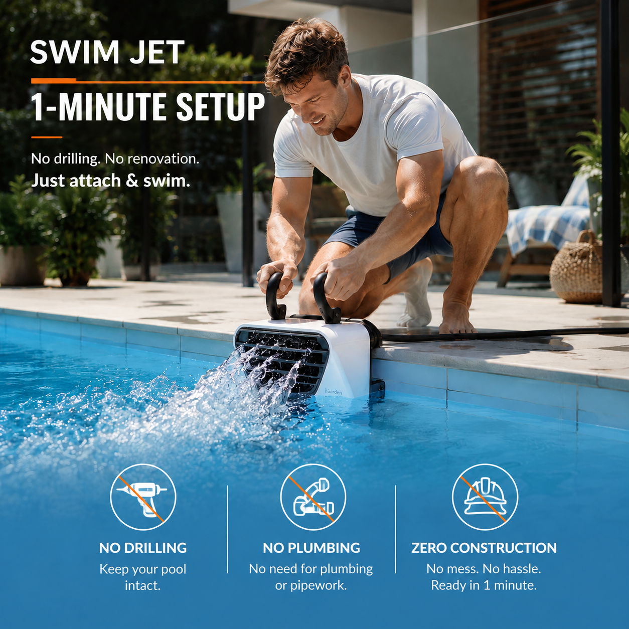 iGarden Portable Swim Jet