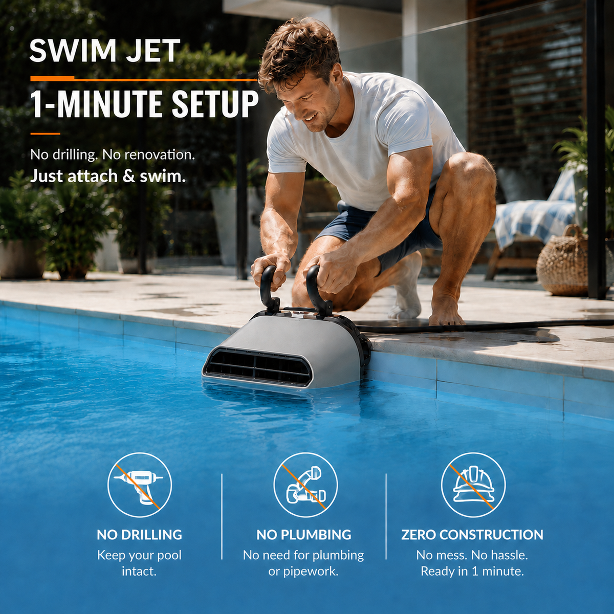 iGarden Portable Swim Jet